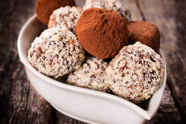 Trufa de chocolate expressa