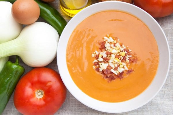 Salmorejo espanhol (versão sem pão)