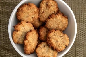 Receita de cookies de macadâmia