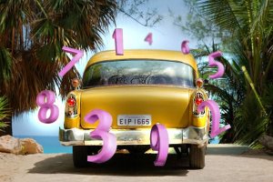 Numerologia da placa do carro