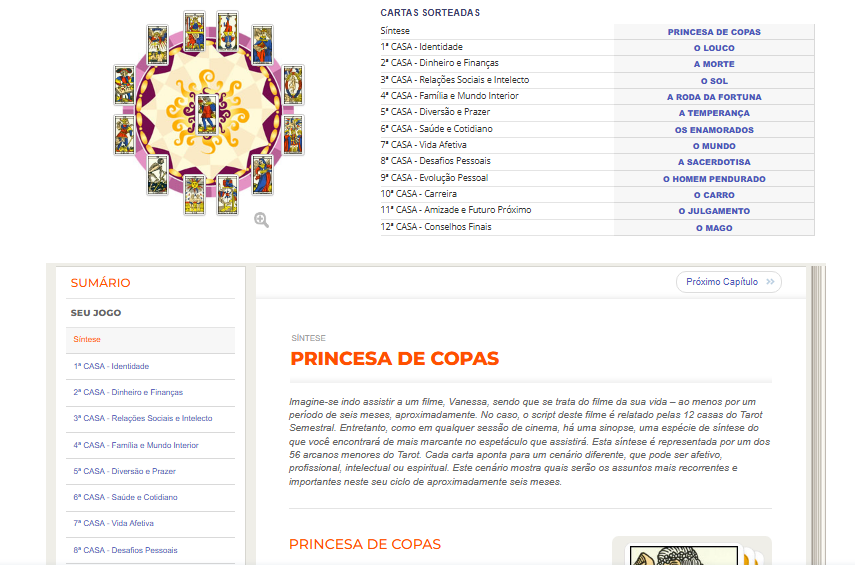 Tarot Semestral do Personare