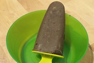 Picolé de abacate com cacau