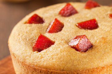 Receita vegana de bolo de milho e goiabada cascão