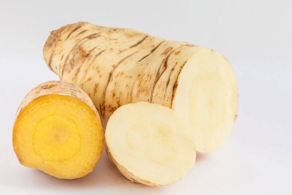Salada de mandioquinha é rica em fibras e minerais