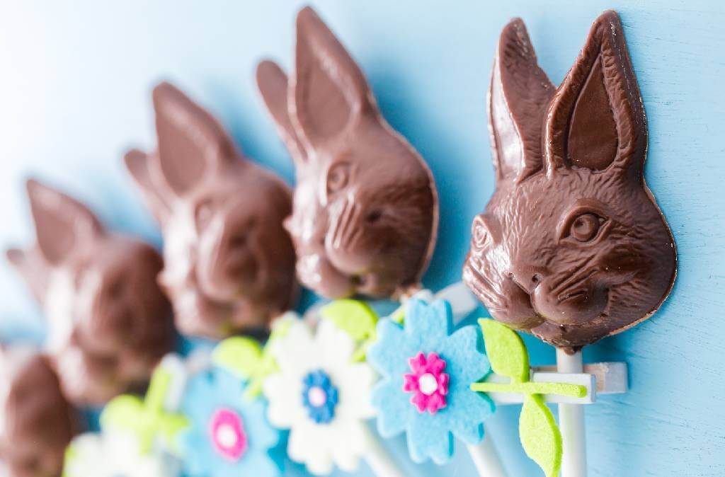 Receita de pirulito de chocolate vegano