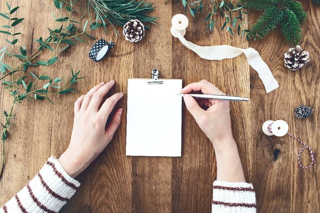 Como usar a escrita terapêutica no Natal
