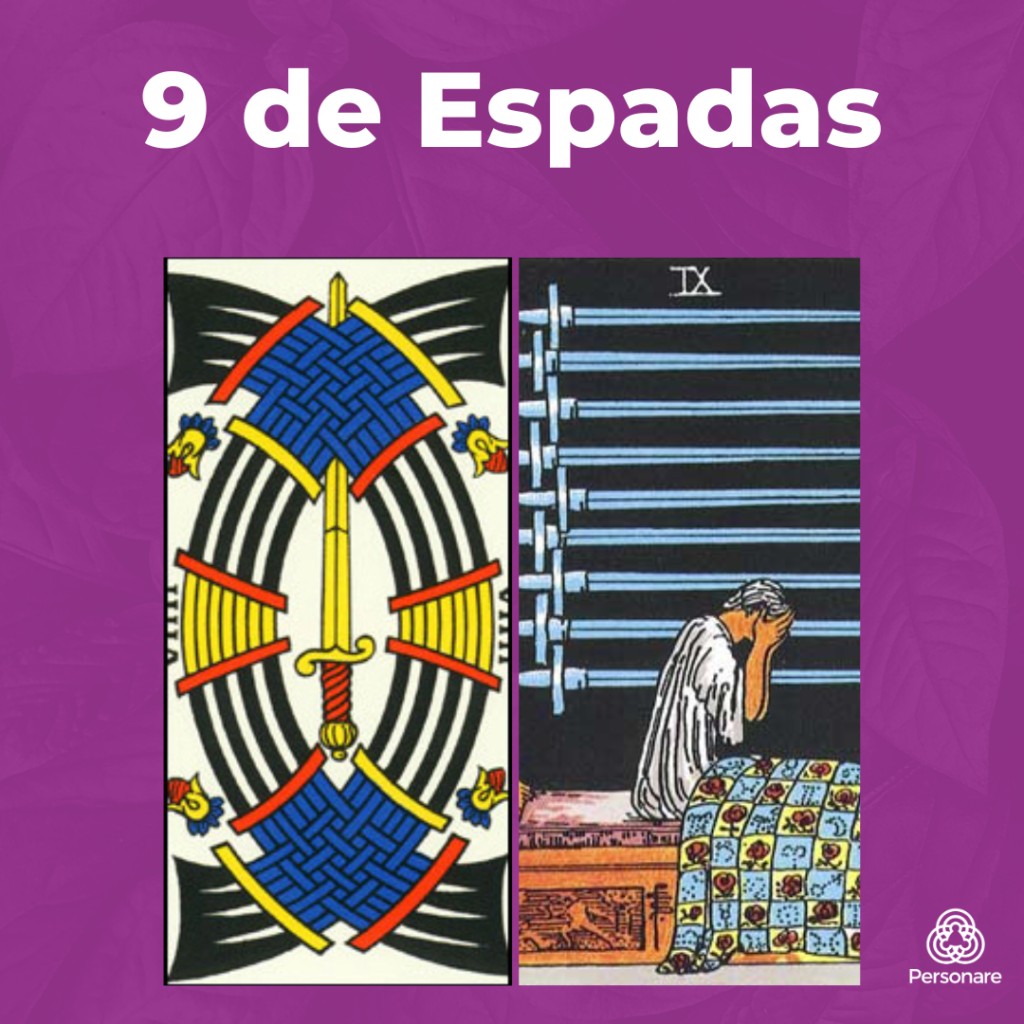 Nove de Espadas no Tarot: significados da carta