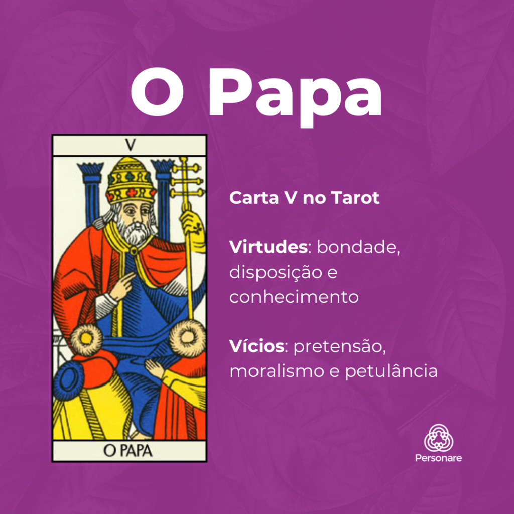 O Papa no Tarot: significados da carta V | Personare