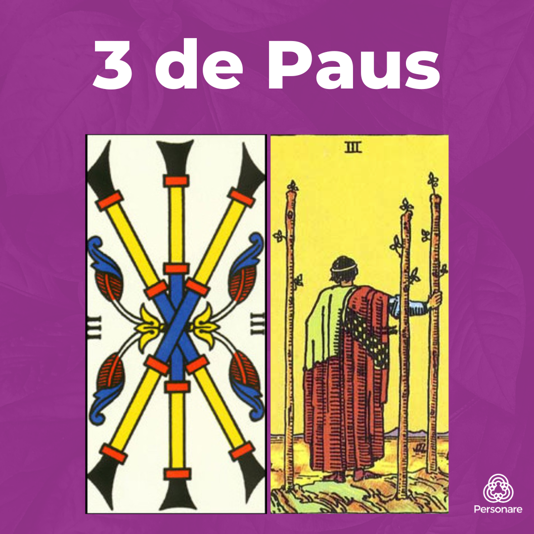 Três de Paus no Tarot: significados da carta | Personare