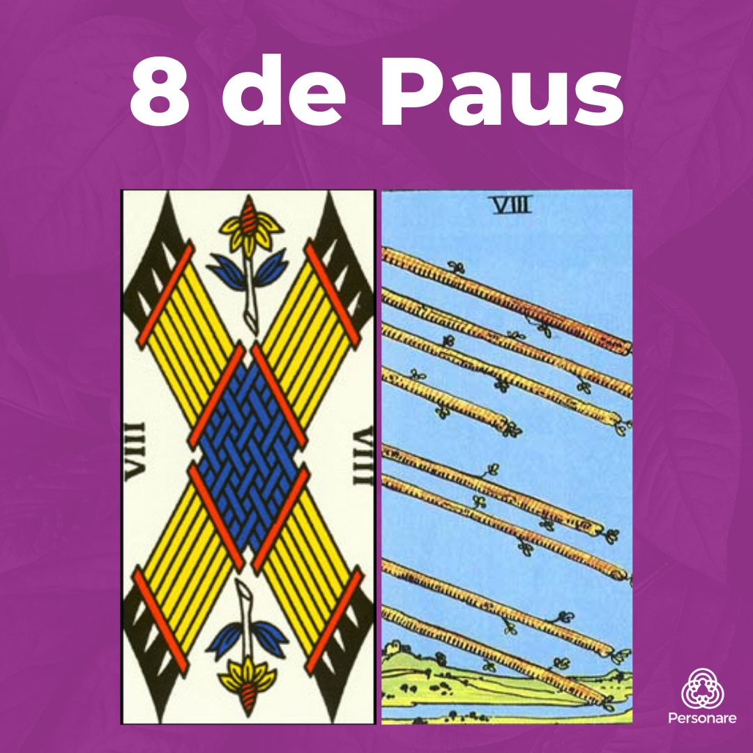 Oito de Paus no Tarot: significados da carta | Personare