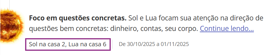 foco em questões concretas