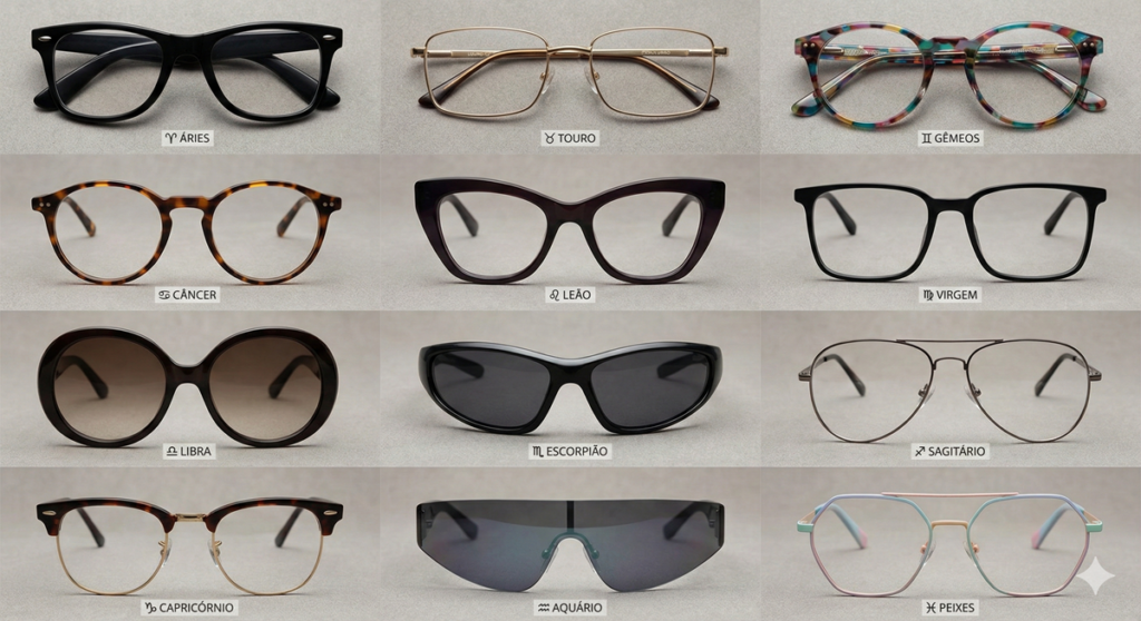 óculos de cada signo