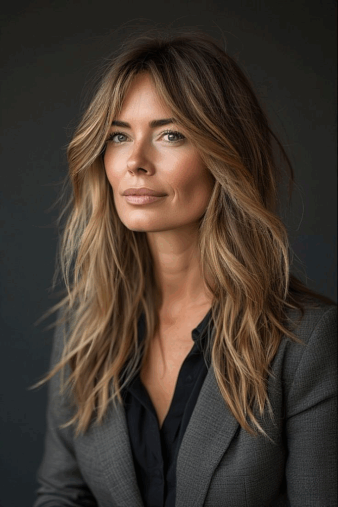 Corte de cabelo para Gêmeos em 2026: Como Gêmeos muda de ideia rápido — especialmente em um ano tão experimental — o shaggy médio é o ideal para permitir versatilidade e diferentes penteados.