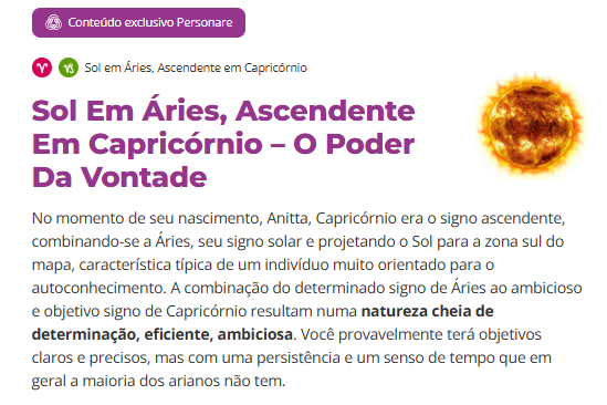 sol+ascendente anitta mapa astral