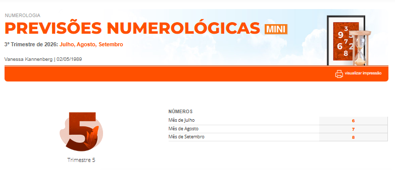 Previsões Numerológicas 2026